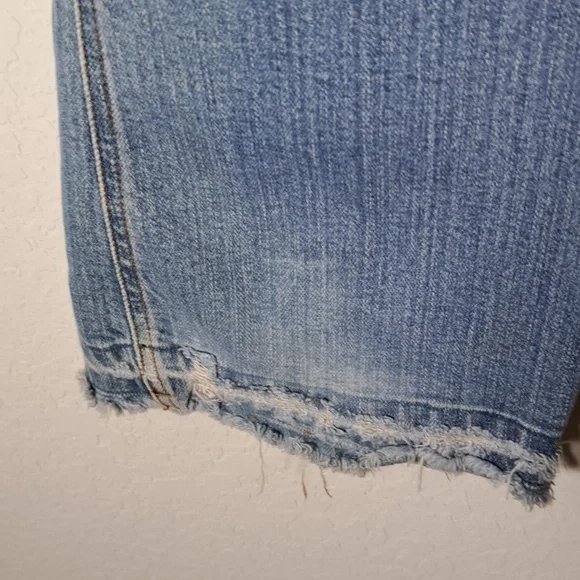 Hollister Company Vintage Y2K Junior Jeans Denim Size 3 Stretch Raw Hem Boot Cut - Picture 5 of 11
